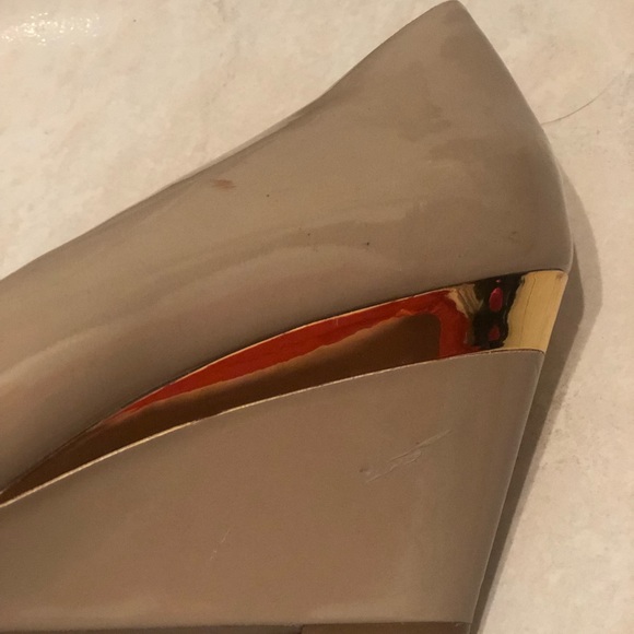 Nine West peeptoe wedges - Picture 4 of 4